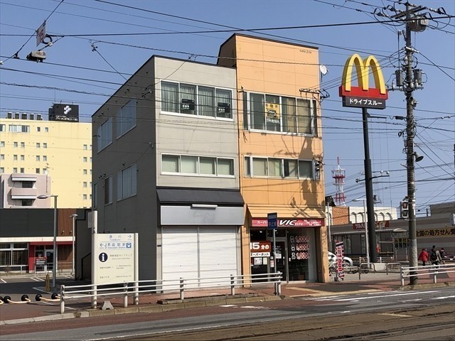 テナント物件詳細 松風住居付店舗 1階店舗 2階事務所 3階住居 函館駅徒歩6分 市電松風町徒歩1分の好立地