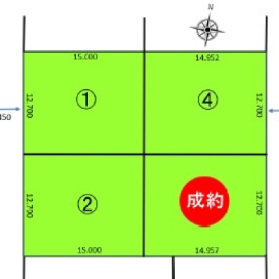 北海道北広島市の土地 | 1870万円 | 190.51m² | Akiyama house finder