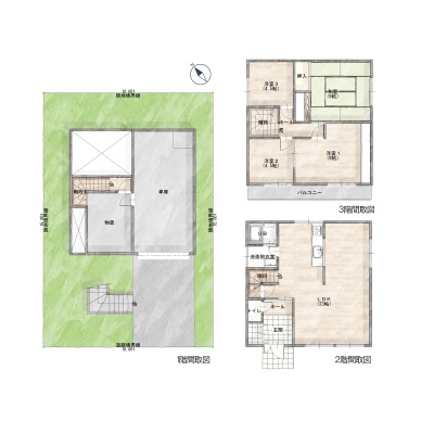 北海道石狩市の一戸建て | 1380万円 | 150.01m² | 駐車: あり | Akiyama house finder