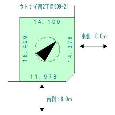 北海道苫小牧市の土地 | 1114万円 | 230.37m² | Akiyama house finder