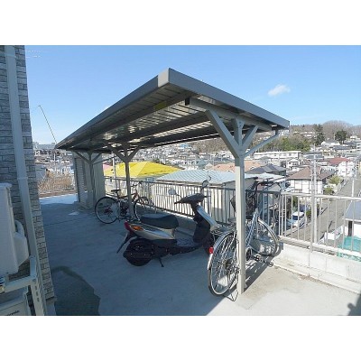 駐輪場無料、原付バイクも駐車可