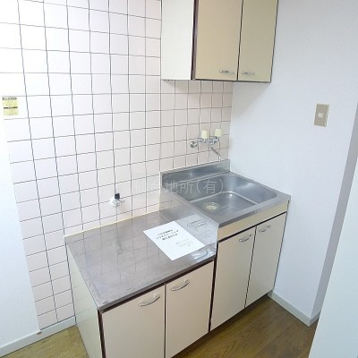 入居前にグリル付2口ガスコンロ設置