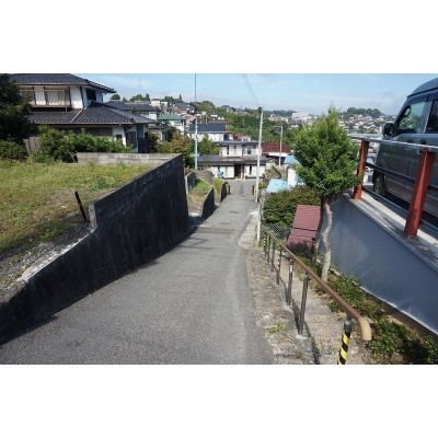 前面道路(二項道路です)