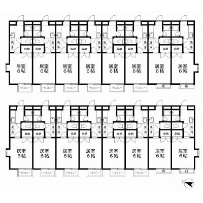 居室は洋室ですが、和室の部屋も残っている可能性有