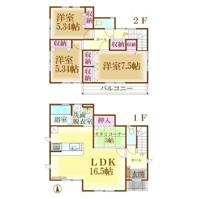 3LDK+タタミコーナー