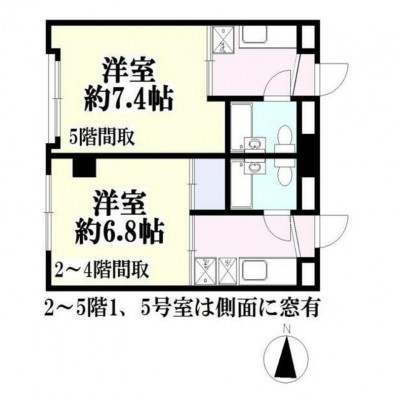 当物件は反転タイプです。