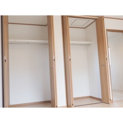 たっぷりの収納でお部屋はいつもスッキリ!