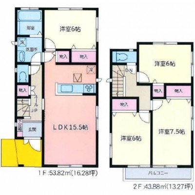 1号棟間取図
