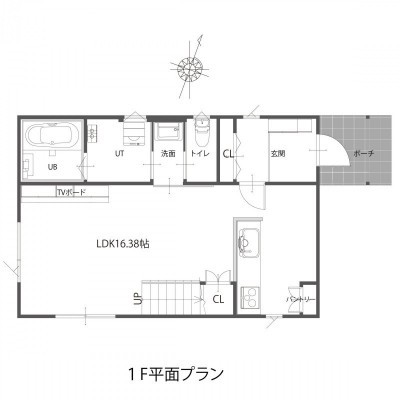 1F平面図