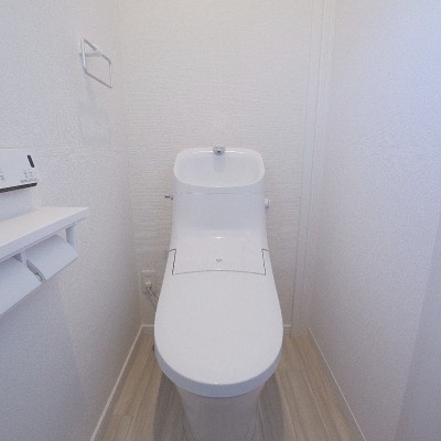 ウォシュレット一体型トイレユニットです。