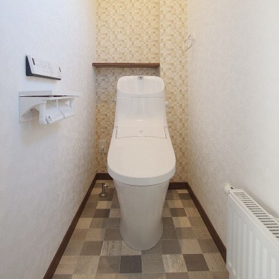 ウォシュレット一体型トイレユニットです。