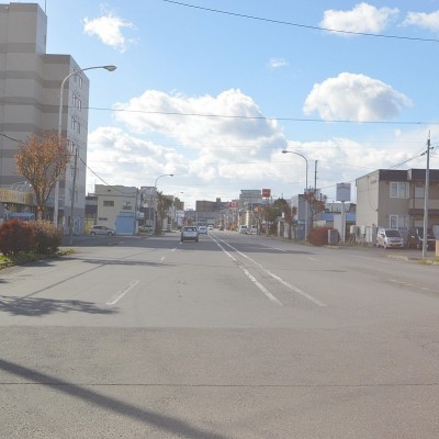 敷地正面はJR千歳駅!