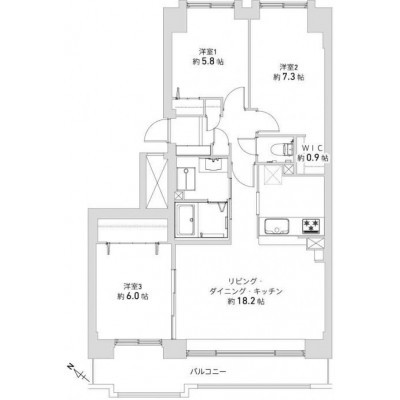 77.95㎡ 3LDK