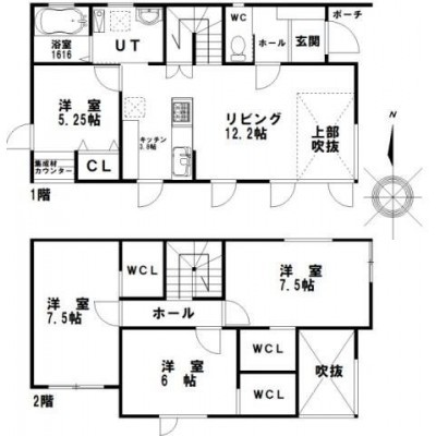 間取り図:A棟間取り