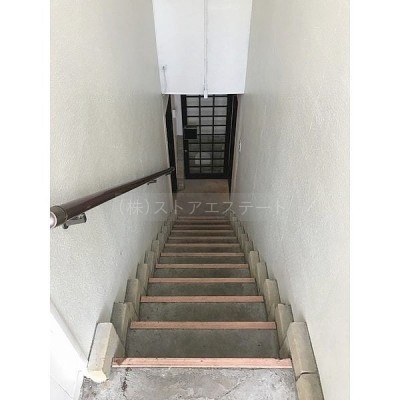地下への専用階段有ります♪