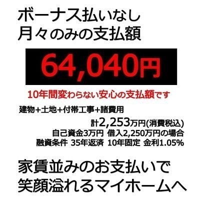 今の家賃と比べてください