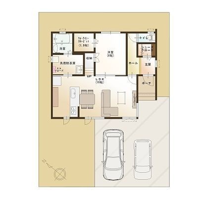 南西向きの明るいゆったりとした敷地