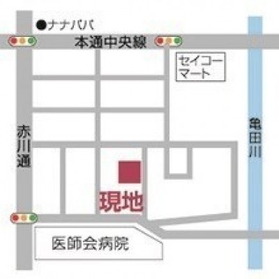 医師会病院徒歩2分の好立地