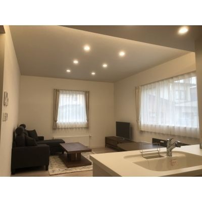 夜は間接照明が彩ります