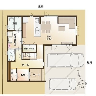 コンパクトな敷地に工夫がいっぱい詰まったマイホーム