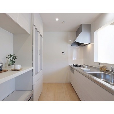 キッチンは一般的な戸建て用サイズ