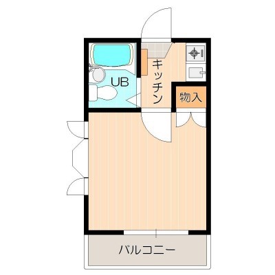 収納スペース有り単身者に使い勝手の良い間取り♪