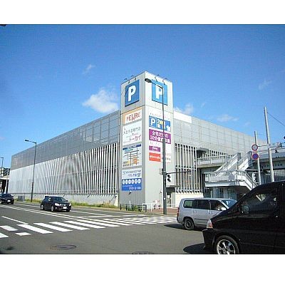 2時間無料の立体駐車場