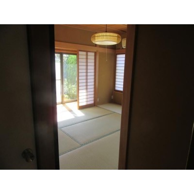 和風造りの室内入口