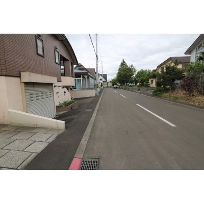 現地前面道路