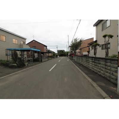 現地前面道路