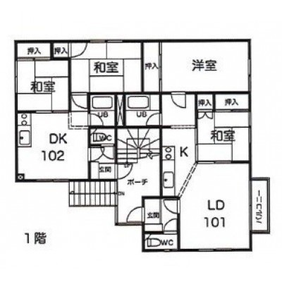 1階間取り