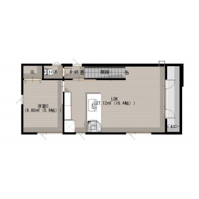2階間取図
