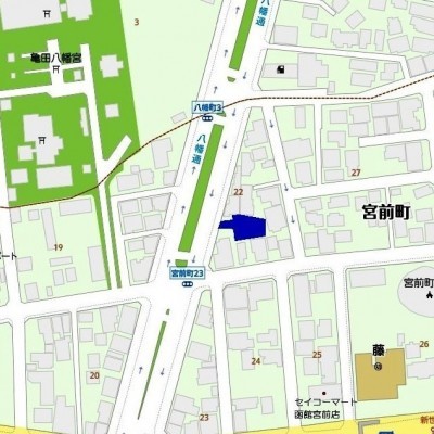 detached この地域の土地参考価格
北海道函館市宮前町22-6