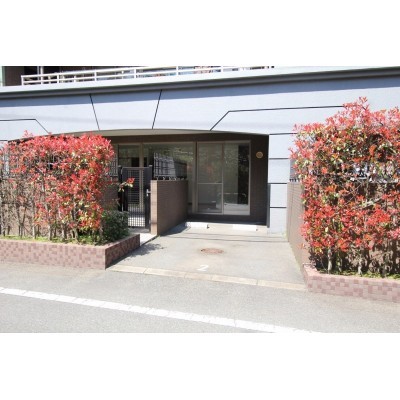 前面道路からの部屋!