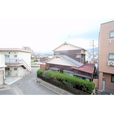 ベランダからの眺望です!