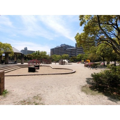 百道中央公園の遊具広場♪