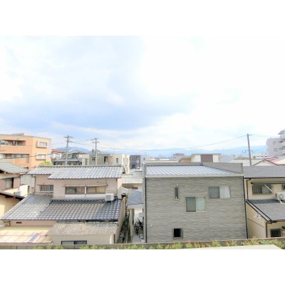 バルコニーからの眺望です!