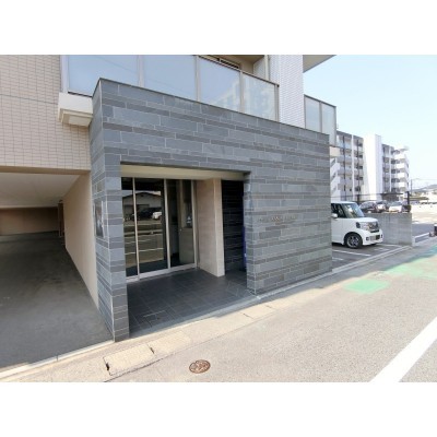 マンション、エントランス入口!