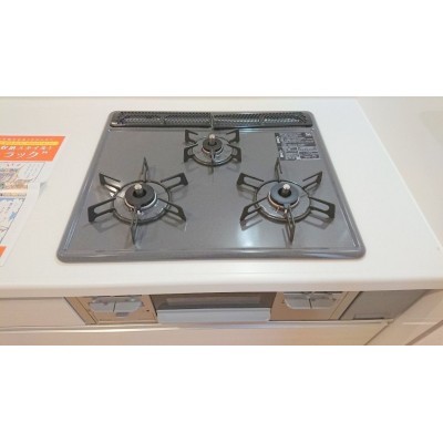 お料理はかどる3口コンロ!
