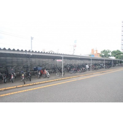 屋根付き駐輪場!