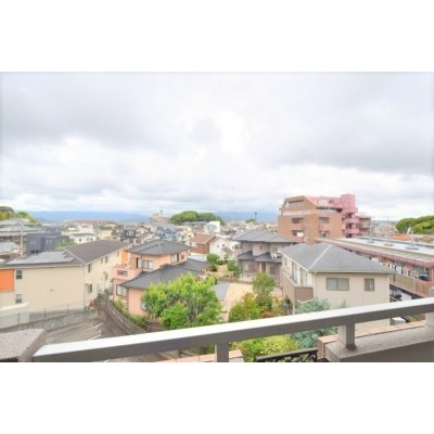 バルコニーからの眺望!