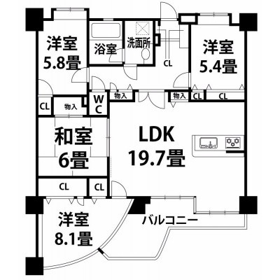 間取図※現況を優先とします