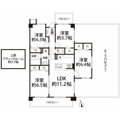 間取図※現況を優先とします