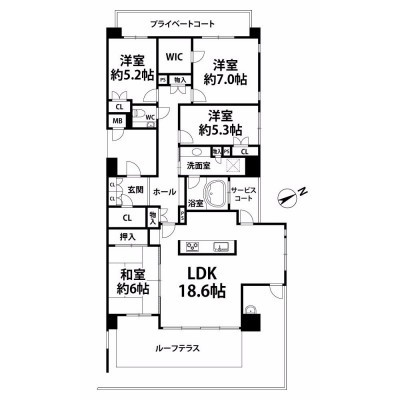 間取図※現況を優先とします