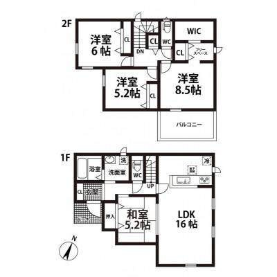 間取図 ※現況を優先とします。