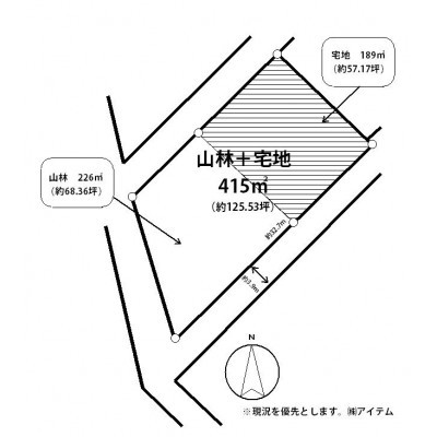 区画図※現況を優先とします