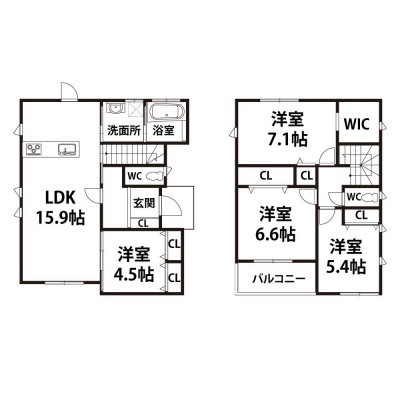 間取図※現況を優先とします