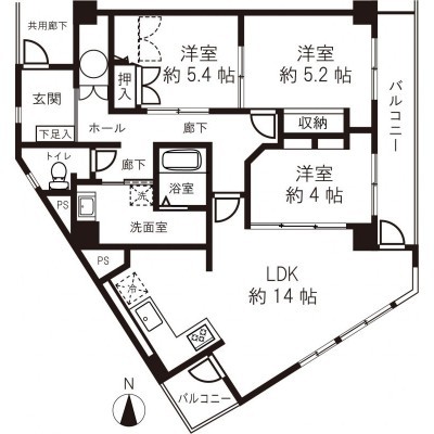間取図※現況を優先します