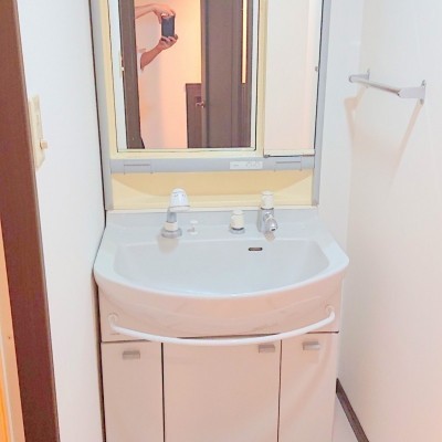朝の身支度に欠かせない洗面化粧台!