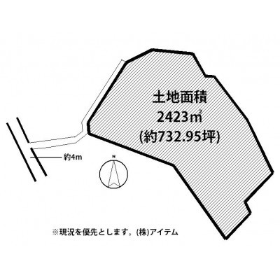 区画図※現況を優先とします